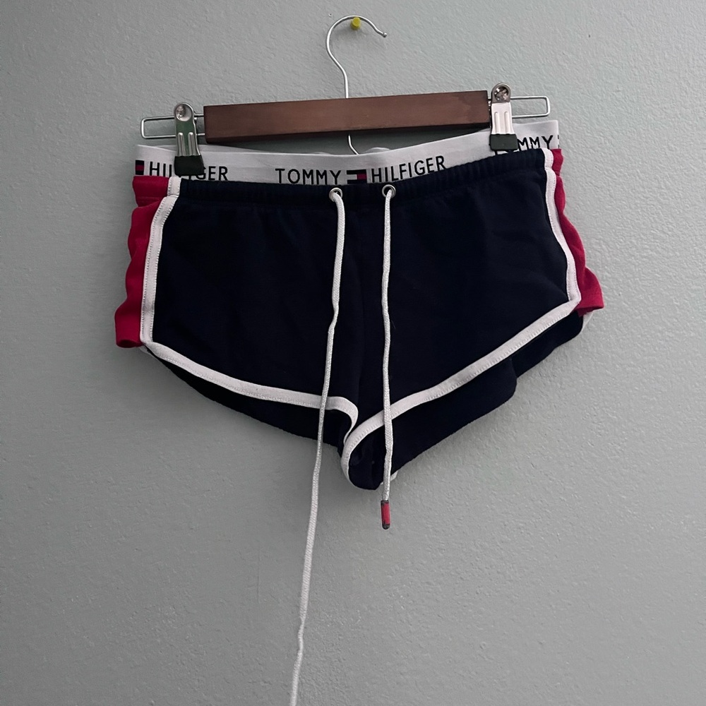 tommy hilfiger pajama shorts size small color navy blue